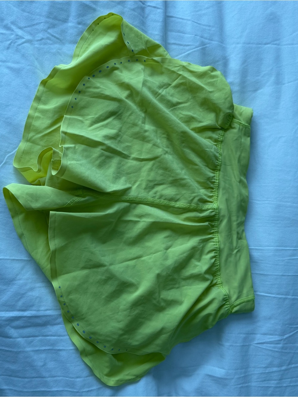 lululemon Neon Yellow Fast and Free High-Rise 3” split short
